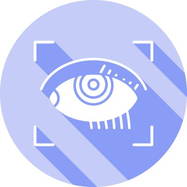 Göz simgesi vektör illüstrasyonu