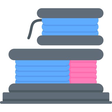 Beyaz üzerine izole kitap yığını