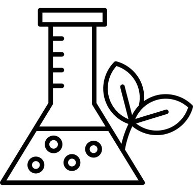 Matara şişesi laboratuvar ikonu