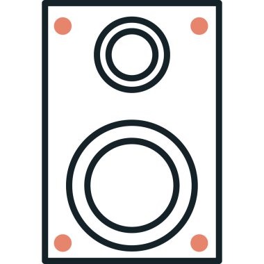 hoparlör vektör illüstrasyonu