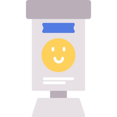 Haplı mutlu ilaç şişesi