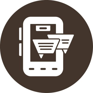 Vektör Mobil simge illüstrasyonu