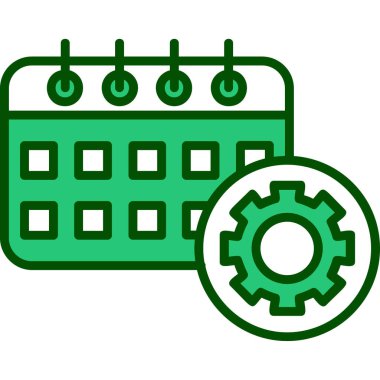 Takvim simgesi, vektör çizimi