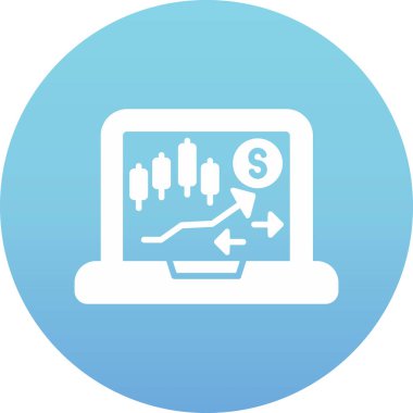 İş grafiği Web simgesi..