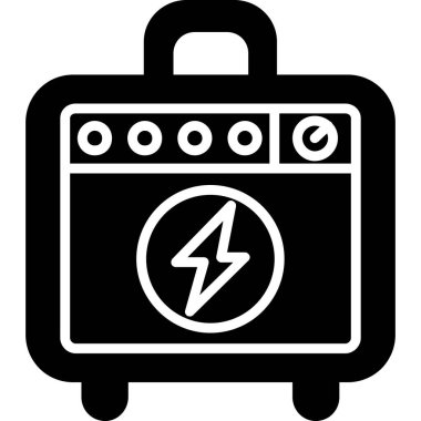 pil simgesi, vektör illüstrasyonu