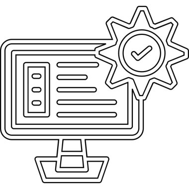 Yapılacaklar listesi panosu ikon vektör illüstrasyon tasarımı ile