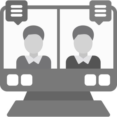 Tren yolcusu simgesi katı biçimde