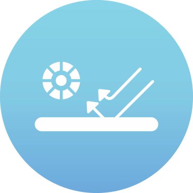 Modern bir simgenin vektör illüstrasyonu