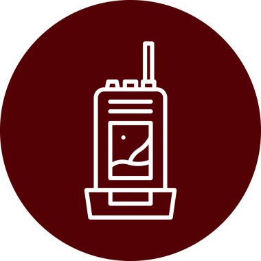 Kahve fincanı simgesinin vektör çizimi