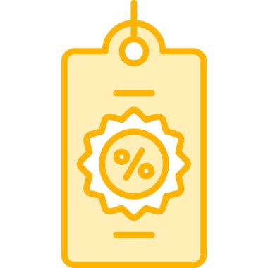 yüzde indirim simgesi, özet biçimi