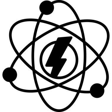 Elektrik güç simgesi, vektör illüstrasyonu