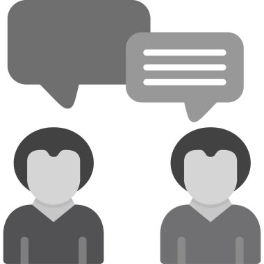 Konuşma baloncukları vektör simgesi