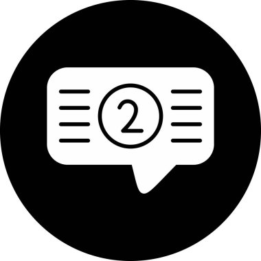 Konuşma baloncukları ikon vektör çizimi