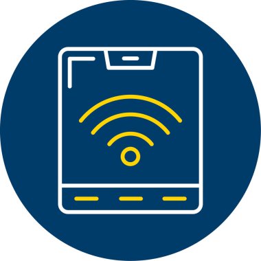 wifi simgesi vektör illüstrasyonu