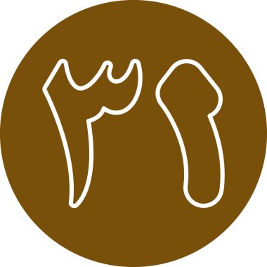 Modern simgenin vektör illüstrasyonu