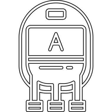 Elektronik devre ikon vektör illüstrasyon tasarımı ile elektronik aygıt