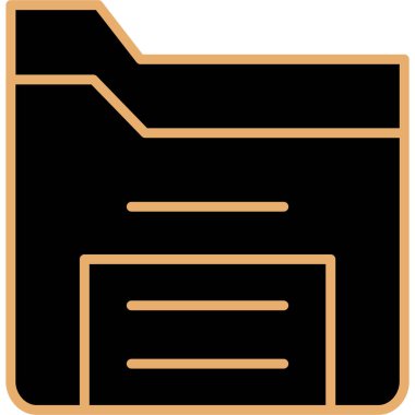 dosya dizini vektör illüstrasyonu