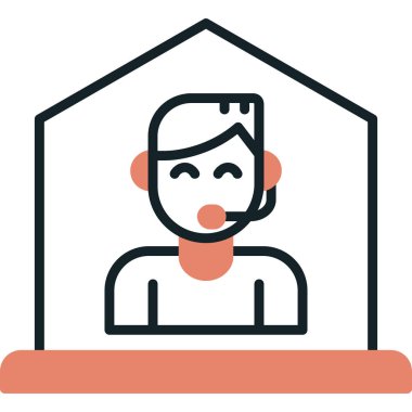 avatar erkek kişi simgesi - özet biçimi