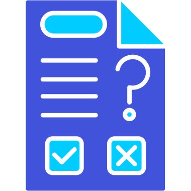 Yapılacaklar listesi web simgesi basit illüstrasyon