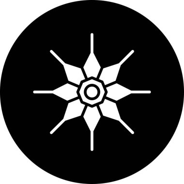 Güneş simgesi, vektör simgesi