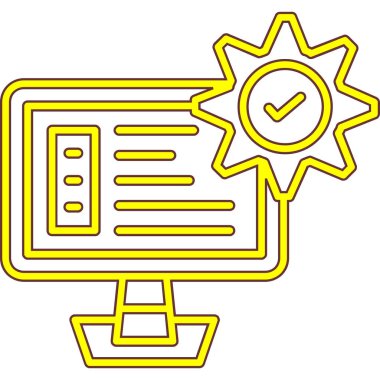 işaretleme vektör simgesini kontrol et