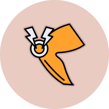 Renkli bir okun simgesi