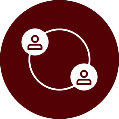 İş ve finans simgesinin vektör illüstrasyonu