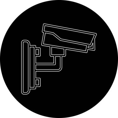 CCTV simge vektör çizim
