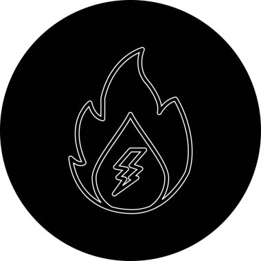 Yanan bir mumun vektör illüstrasyonu