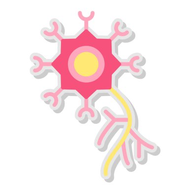 Virüs ikonu vektör illüstrasyonu