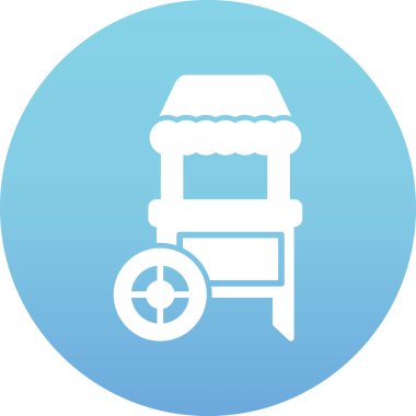 Modern çiftlik simgesinin vektör illüstrasyonu