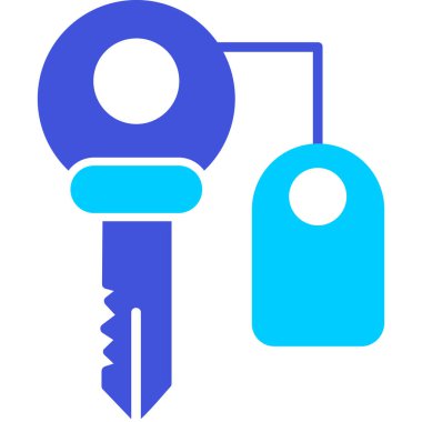 anahtar ağ simgesi basit tasarım