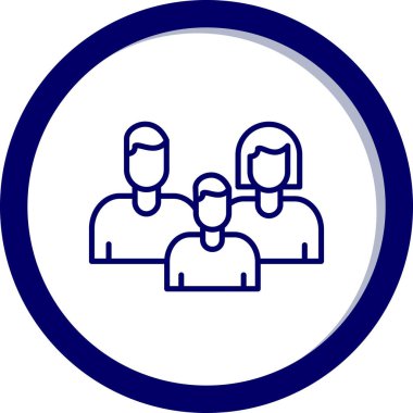 insanlar simge vektör illüstrasyonu