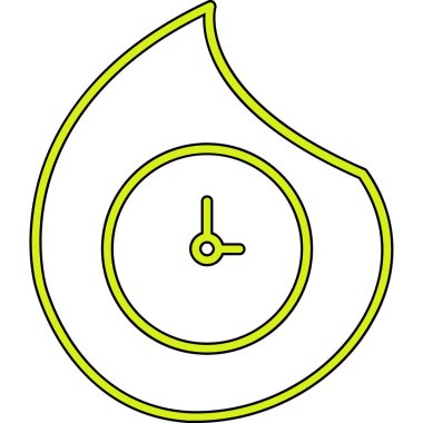 Damla simgesi, anahat stili