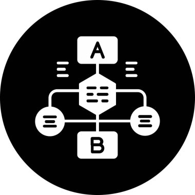 veri merkezi simgesi vektör illüstrasyonu