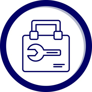 Bir takvim simgesinin vektör illüstrasyonu