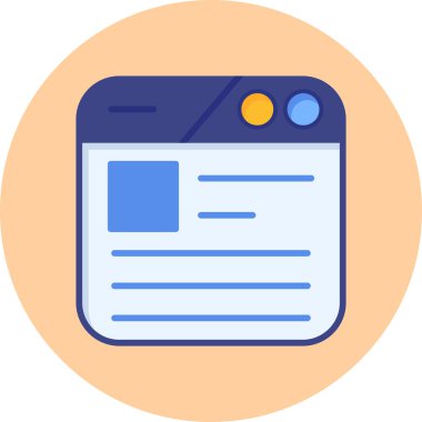 Kitap. Web simgesi basit illüstrasyon