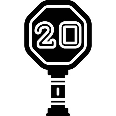 Bir noel balosu simgesinin vektör çizimi