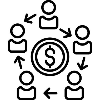 iş insanları vektör simgesi