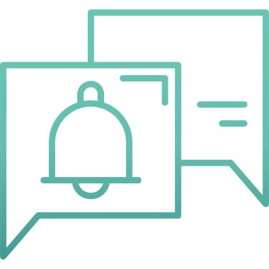 Mesaj var. Web simgesi basit tasarım