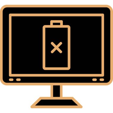 Pil. Web simgesi basit illüstrasyon