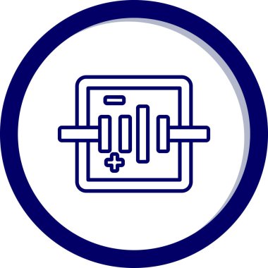 Modern simgenin vektör illüstrasyonu