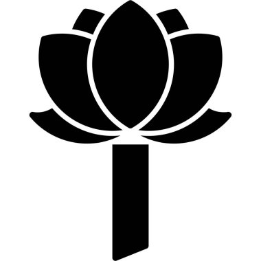 Çiçek simge vektör web ve mobil uygulaması tasarımı, çiçek logo kavramı için izole üzerinde beyaz arka plan