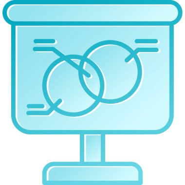 Ağın modern simgesinin basit vektör illüstrasyonu