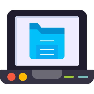 Yazıcı. Web simgesi basit illüstrasyon