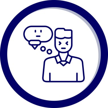 Bir kadın simgesinin vektör illüstrasyonu