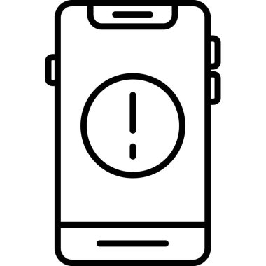 akıllı saat simge vektör illüstrasyon tasarımı