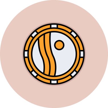 Top. Web simgesi basit illüstrasyon