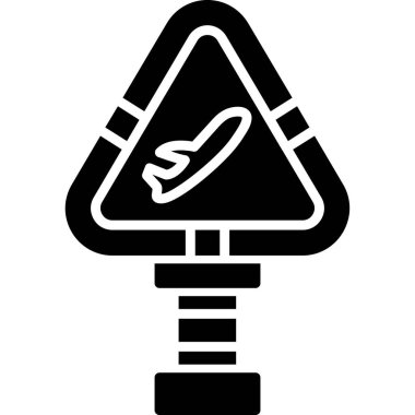 Bir ağaç simgesinin vektör illüstrasyonu