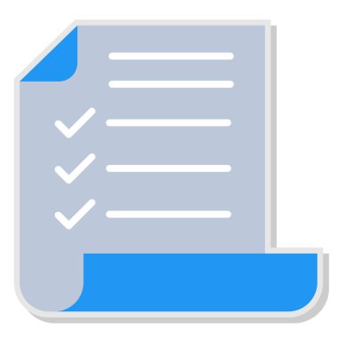 belge dosya vektör simgesi